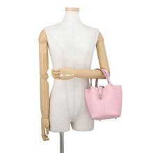 Load image into Gallery viewer, HERMES Picotin Lock Rose Sakura Taurillon Clemence