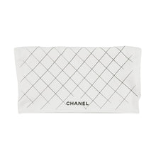 Load image into Gallery viewer, CHANEL Matelasse W Flap ChainShoulder Bag WhiteA01112 Caviar Leather Size 25