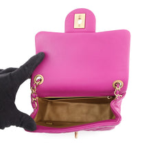 将图像加载到图库查看器中,CHANEL Mini Matelasse Cocoball ChainShoulder Bag PurpleAS1786 Lambskin