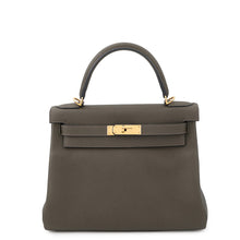 Load image into Gallery viewer, HERMES Kelly Retourne Vert Dogri Togo Leather Size 28