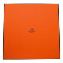 Load image into Gallery viewer, HERMES Carre Sangle en Zigzag Size 60 Orange/Multicolor Silk78% Acetate22%