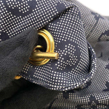 将图像加载到图库查看器中,LOUIS VUITTON Monogram Mahina ChainShoulder TShirt Size M Navy1ABCC8 Cotton100%