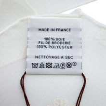 Load image into Gallery viewer, HERMES Carre Multi Bag Charm Size 100 White Silk100% Polyester100%(Embroidery)