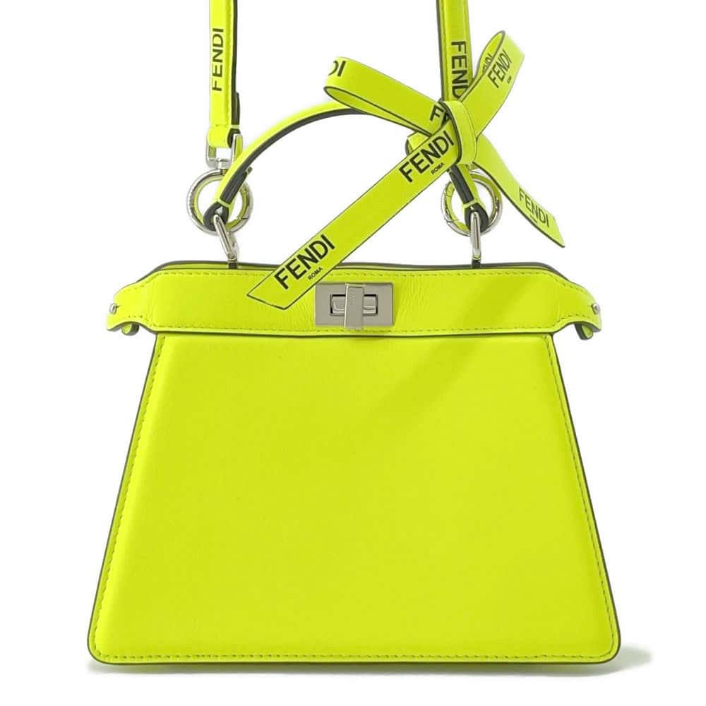 FENDI Peekaboo I See You Marc Jacob Collaboration Yellow8BN335 Leather GALLERY RARE Global Online Store