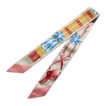 将图像加载到图库查看器中,HERMES Twilly Jumping JUMPING BeigeRose/view Rose/Blue Silk100%
