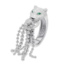 将图像加载到图库查看器中,CARTIER PANTHERE de Cartier Ring Size 53/#13N4744153/N4744100 18K White Gold