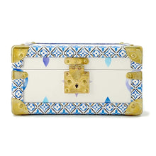 将图像加载到图库查看器中,LOUIS VUITTON Coffret Tresor White/BlueM10250 Monogram Visor Pool Size 24