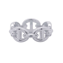 将图像加载到图库查看器中,HERMES Chaine d'Ancre Anchene Ring Size PM/50 SV925