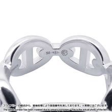 将图像加载到图库查看器中,HERMES Chaine d'Ancre Anchene Ring Size PM/50 SV925