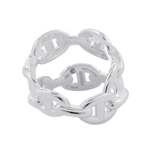 Load image into Gallery viewer, HERMES Chaine d'Ancre Double Row Ring Size 52 SV925
