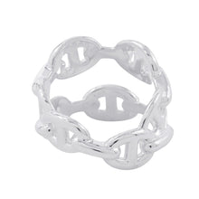 Load image into Gallery viewer, HERMES Chaine d'Ancre Double Row Ring Size 53 SV925
