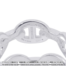 Load image into Gallery viewer, HERMES Chaine d'Ancre Double Row Ring Size 53 SV925