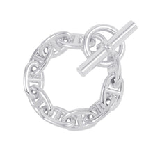 将图像加载到图库查看器中,HERMES Chaine d'Ancre Bracelet 10 frames Size TGM SV925