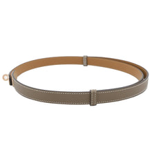 Load image into Gallery viewer, HERMES Kelly belt Size 18 Etoupe Epsom