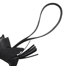 Load image into Gallery viewer, HERMES Rodeo Pegasus Saw Black Black Lambskin