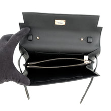 将图像加载到图库查看器中,HERMES Kelly wallet long to go Black Epsom