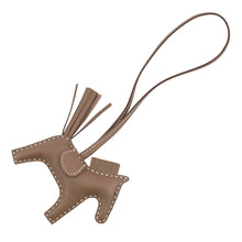 Load image into Gallery viewer, HERMES Rodeo Bag Charm Etoupe Lambskin Size PM