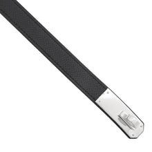 将图像加载到图库查看器中,HERMES Kelly Belt Black Epsom Size 18