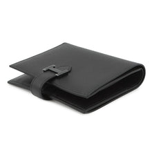 Load image into Gallery viewer, HERMES Bean compact Black Veau Madame