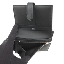 Load image into Gallery viewer, HERMES Bean compact Black Veau Madame