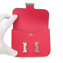 将图像加载到图库查看器中,HERMES Constance Slim Rose mexico Epsom