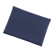 Load image into Gallery viewer, HERMES Calvi Duo blue navy Epsom