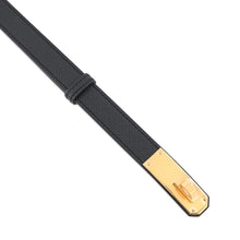 Load image into Gallery viewer, HERMES Belt Kelly Size 18 BlackH069853CC89 Epsom