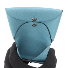 将图像加载到图库查看器中,HERMES Calvi Duo New Blue Jean Chevre Myzore Goatskin