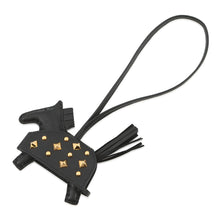 Load image into Gallery viewer, HERMES Rodeo Robeo Padlock Black Lambskin Size PM