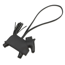 Load image into Gallery viewer, HERMES Rodeo Robeo Padlock Black Lambskin Size PM