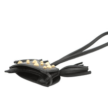 将图像加载到图库查看器中,HERMES Robeo Padlock Bag Charm Black Lambskin Size PM