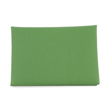 Load image into Gallery viewer, HERMES Calvi Duo Vert Yucca Epsom