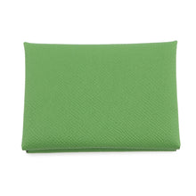 Load image into Gallery viewer, HERMES Calvi Duo Vert Yucca Epsom