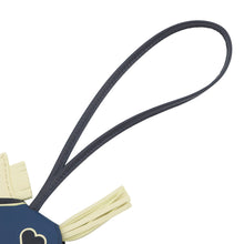 Load image into Gallery viewer, HERMES Rodeo Loveo Cool Jaune Milton/Blue Nuit/Blue Tie Lambskin Size PM