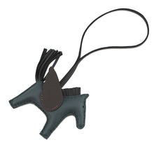 Load image into Gallery viewer, HERMES Rodeo Pegasus Vert Mangrove/Black/Beblanc Lambskin Size PM