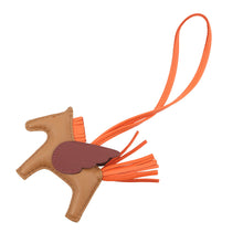 Load image into Gallery viewer, HERMES Rodeo Pegasus Gold/Rouge Grenat/Orange Anyo Milo Swift Leather Size PM