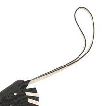 将图像加载到图库查看器中,HERMES Cheval Tresse Bag Charm Black / Nata Epsom