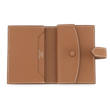 Load image into Gallery viewer, HERMES Bearn Mini Coin purse included Gold Veau Madame