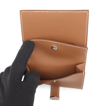 将图像加载到图库查看器中,HERMES Bearn Mini Coin purse included Gold Veau Madame