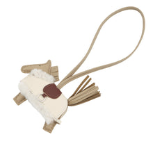 Load image into Gallery viewer, HERMES Rodeo Loveo Plush Beige Marfa/Terre/Craie Lambskin Mouton Size PM