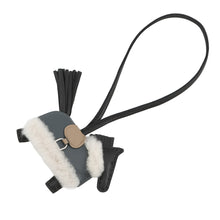 将图像加载到图库查看器中,HERMES Robeo Prusche Black/Vert Mangrove/Beige Malfa Lambskin Mouton Size PM