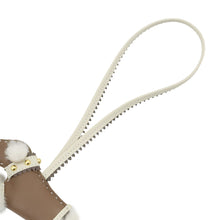 将图像加载到图库查看器中,HERMES Buddy Bag Charm Epic Etoupe/Craie Lambskin Mouton Size PM