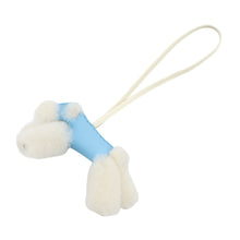 将图像加载到图库查看器中,HERMES Buddy Bag Charm Celeste/Craie Lambskin Mouton