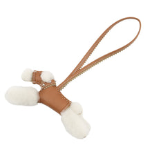 Load image into Gallery viewer, HERMES Buddy Bag Charm Collar Gold Lambskin Mouton