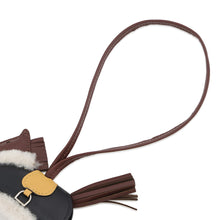 Load image into Gallery viewer, HERMES Rodeo Robeo Plush Terre /Capucines /Black Lambskin Mouton Size PM