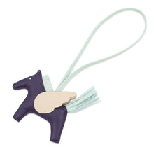 Load image into Gallery viewer, HERMES Rodeo Pegasus Purple/VertPeppermint/Craie Lambskin Size PM