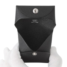 Load image into Gallery viewer, HERMES Bastia Black Chevre Myzore Goatskin