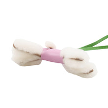 将图像加载到图库查看器中,HERMES Buddy Bag Charm Mauve Sylvestre/Vert Yucca/Ecru Lambskin Mouton