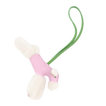 Load image into Gallery viewer, HERMES Buddy Bag Charm Mauve Sylvestre/Vert Yucca Lambskin Mouton