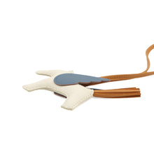 Load image into Gallery viewer, HERMES Rodeo Pegasus Craie/Sesame/Blue Tie Lambskin Size PM